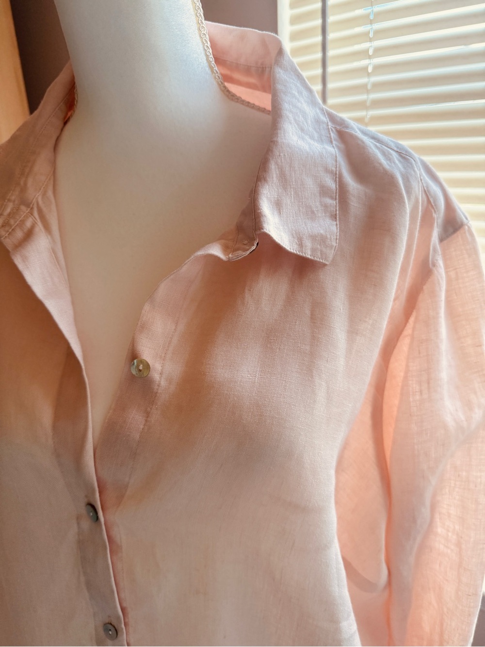 J. Jill Love Linen Beautiful 3X Linen Shirt - Picture 2 of 10